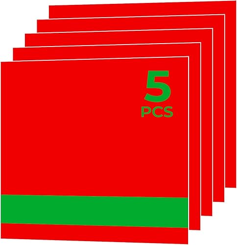 xTool - Hoja de plástico de doble color para grabado láser, 11.73 x 11.73 pulgadas, materiales en blanco, hoja de ABS de dos tonos para letreros