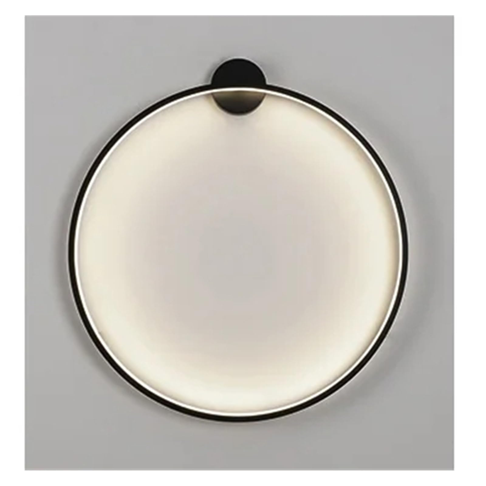 JYBNBBE Wall Sconces for Bedroom Wiring-Free Living Room Sofa Background Wall Decoration Bedroom lamp Ring Art Atmosphere Wall Light,3 colors-80cm A