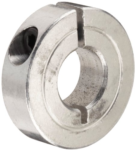Climax Metal H1C-043-A Shaft Collar, One Piece, Clamp Style, Aluminum, 7/16