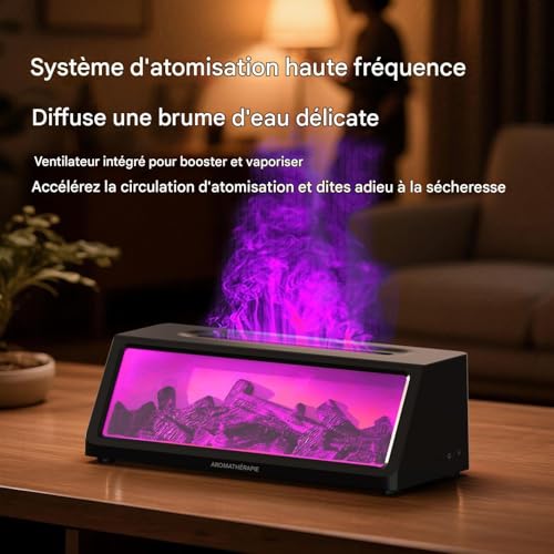 Diffuseur d'aromathérapie automatique et humidificateur rétro - 3