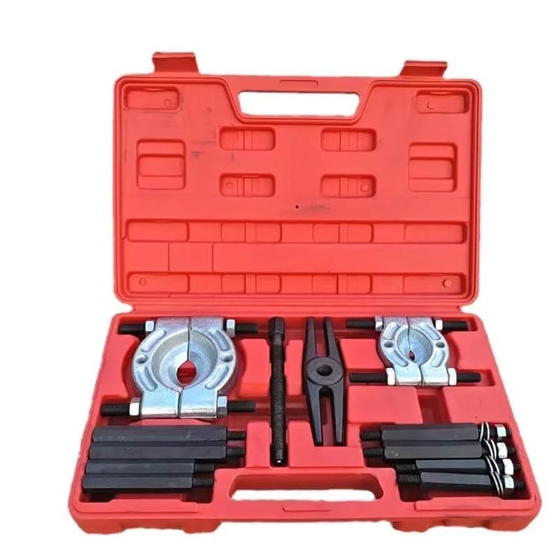 HELLARO 5-Ton-Capacity Bearing Separator Wheel Hub Axle Puller Set Pinion Bearing Removal Tool Kit Bearing Splitter Bar-Type 2" 3" Splitter Long Jaw Gear Pulley-image-14