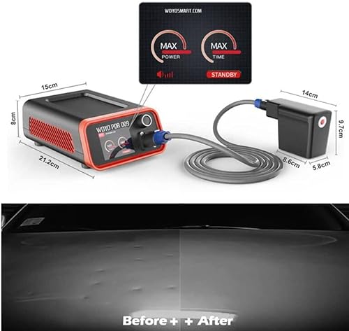 Miniatura 3 de Herramientas de calentador de eliminación sin pintura de cuerpo automático, 1500 W de alta potencia resistente máquina de reparación de abolladuras