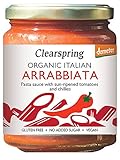 salsa italiana original para pasta Formato bote de 300 gramos Clearspring Salsa Italiana Arrabbiata Orgánica 300 g