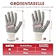 Migliore Wear 12 Paar Arbeitshandschuhe mit Rutschfeste Noppen für Herren & Damen, Baumwoll-Polyester Schutzhandschuhe für Industrie, Gartenarbeit, Bau, Lager