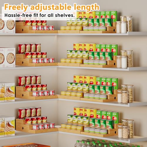 2-Pack-Expandable-Bamboo-Can-Organizer-for-Pantry-Display-Holds-48-Cans-3-Tier-Adjustable-Can-Storage-Holder-Soda-Canned-Food-Organizer-Rack-for-Cabinets-Countertops-Patent-Pending