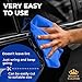 Premium XL Shammy Towel for Car - (34”x25”) - Super Absorbent Chamois Cloth - Spots and Scratch-Free - Reusable Car Drying Towels