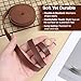 Flat Leather Strip for Bags Crafts 0.5 Inch Faux Leather Belt Strips 79 Inch Long for Clothing Wrapping Belt Strip DIY Craft Projects Garden Tools Hobby Dark Brown