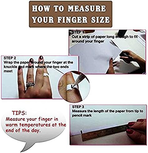 LEEYA NL11 8MM Stainless Steel Rings for Men Engagement Wedding Band Chain Ring, Size 7-13 (9, Gold) - Image 4