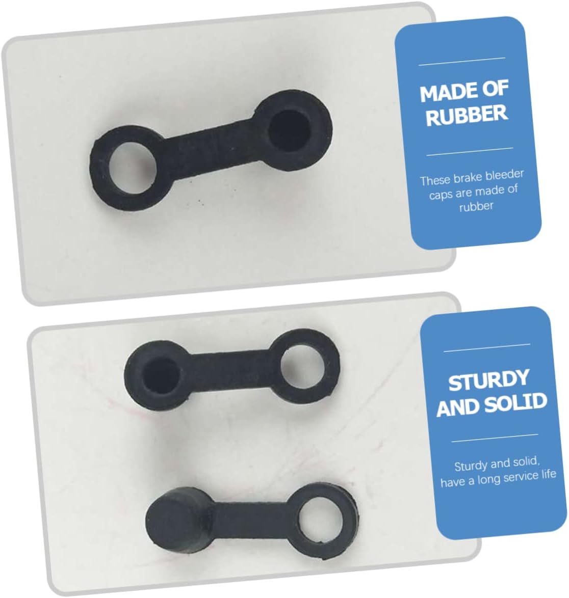 30pcs Replacement Bike Brake Bleeder Caps Rubber Screw Covers for Motorcycles Easy Install Durable Lightweight