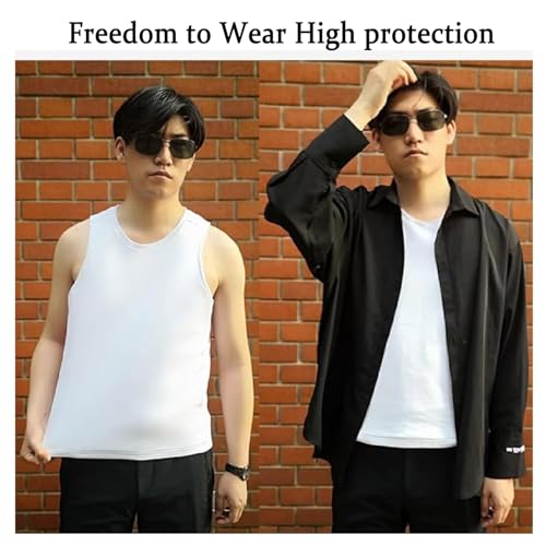 Stab Proof Vest, Knifeproof Vest Adult Men Women Chest Protection, Lightweight & Breathable, Individual Safety Protection Sleeveless Cut Resistant Soft Stab Proof Vest XL - Image 4