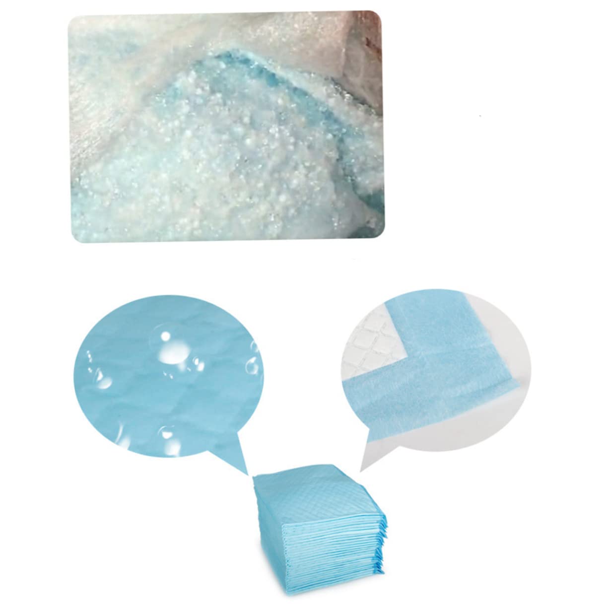 BESPORTBLE Almohadillas Absorbentes Agua Gruesas Entrenamiento Mascotas Pañal Perro Empapadores Perro XL
