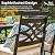 PHI VILLA 7 Pcs Patio Dining Set,Outdoor Table Chair Set for 6 with Outdoor Chairs and Metal Frame Steel Rectangular Table,Outdoor Dining Furniture with Cushion and Pillow for Garden Lawn Deck
