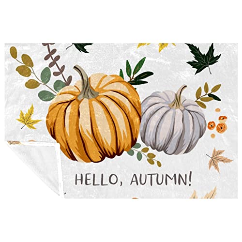 Couverture douce imprimé feuilles d'érable pour canapé chic
