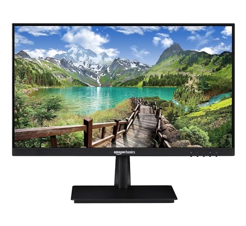 Image of amazon basics 21.5 inch Full HD, Slim LCD Monitor with LED Back Light Technology, Stylish Bezel-Less Design, Wide Angle, ` Flickerless
