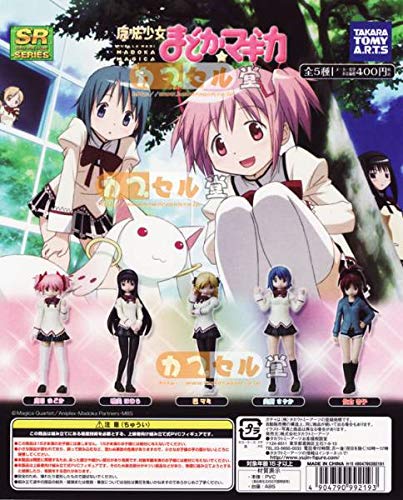 魔法少女まどか☆マギカ　鹿目まどか&暁美ほむら&美樹さやか&巴マミ&佐倉杏子 Amazon.co.jp: SR 魔法少女まどかマギカ フルコンプ5種＋POP 鹿目