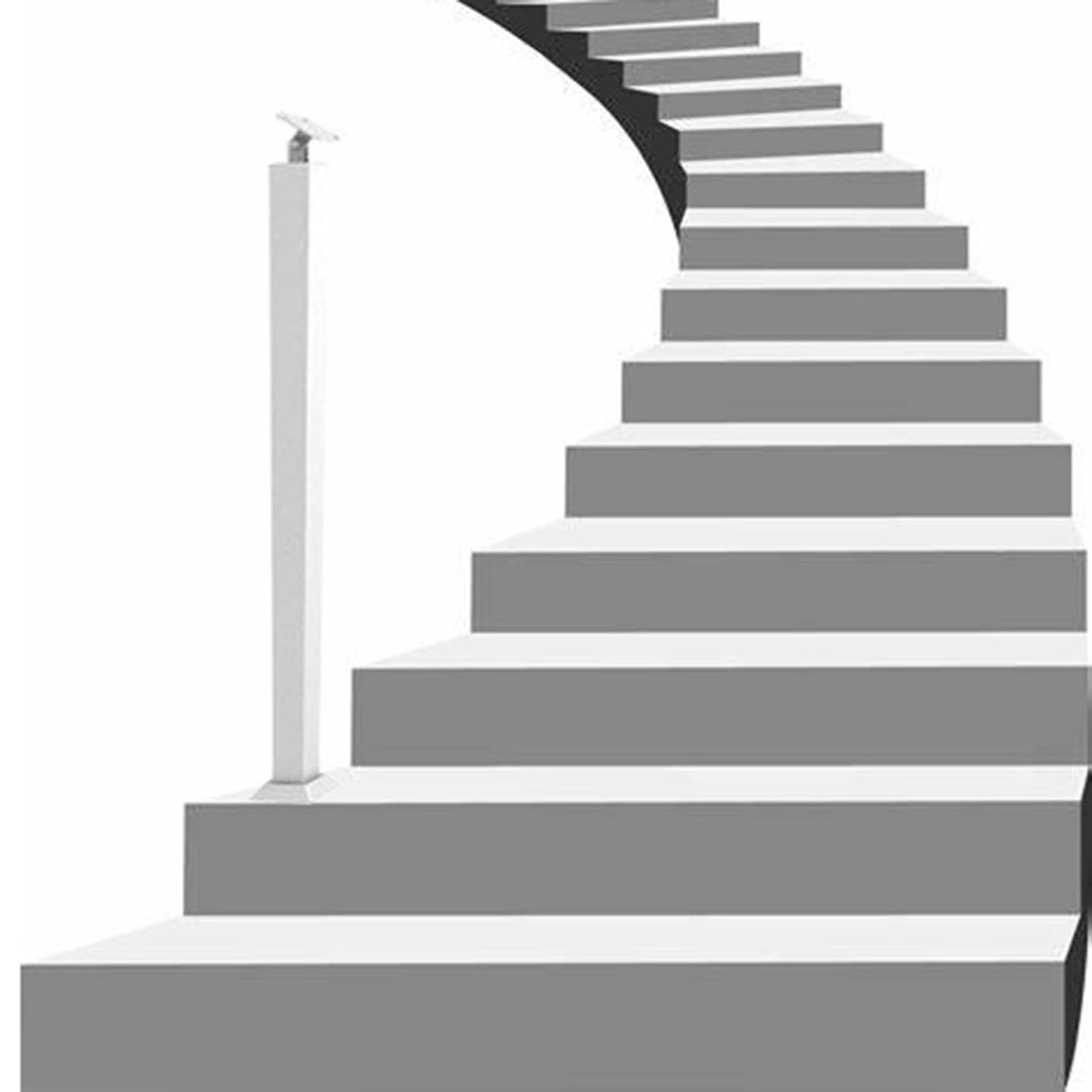 LWJSOCP Modern Stair Handrails with Wrought Iron Brackets Safe Indoor/Outdoor Grab Bar 85cm Metal Railings for Stairs Durable and Stylish Banister Support