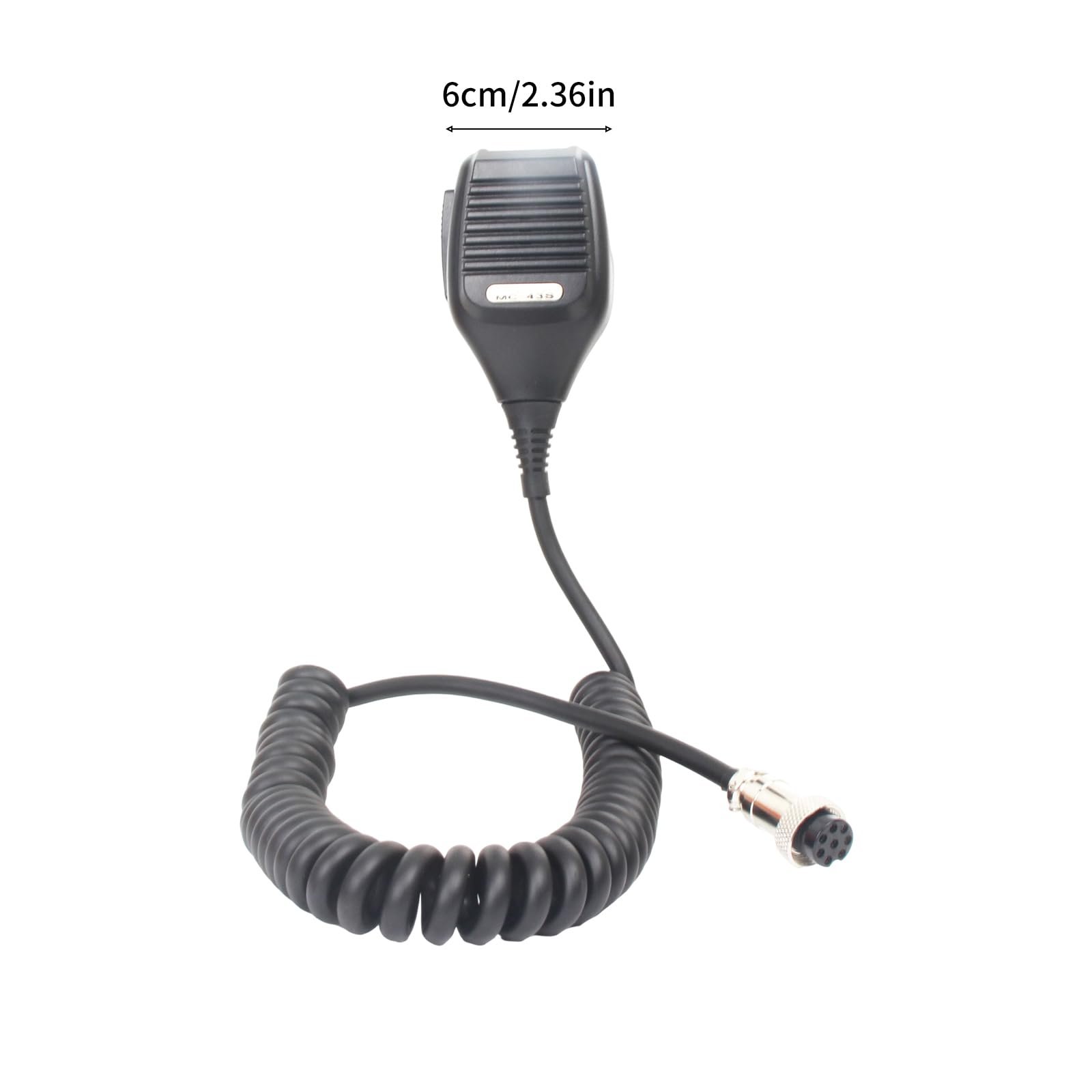 Microfono A 8 Pin Comunicazione Chiara Gancio in Metallo Palmare Stabile per 480HX E Altri Microfoni Ricetrasmettitori Mobili