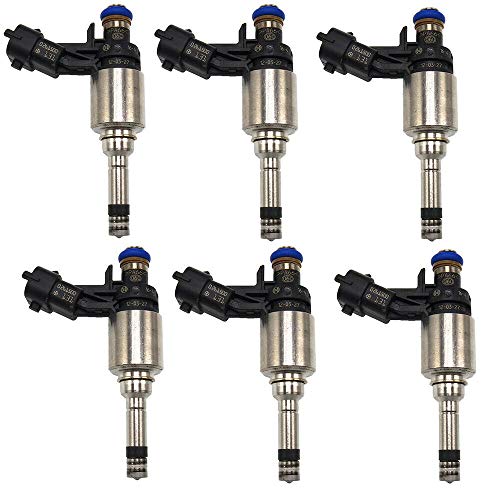 6pc Fuel Injectors For Buick Enclave Chevrolet GMC Sierra 1500 SLE 4 3L 2012-2017