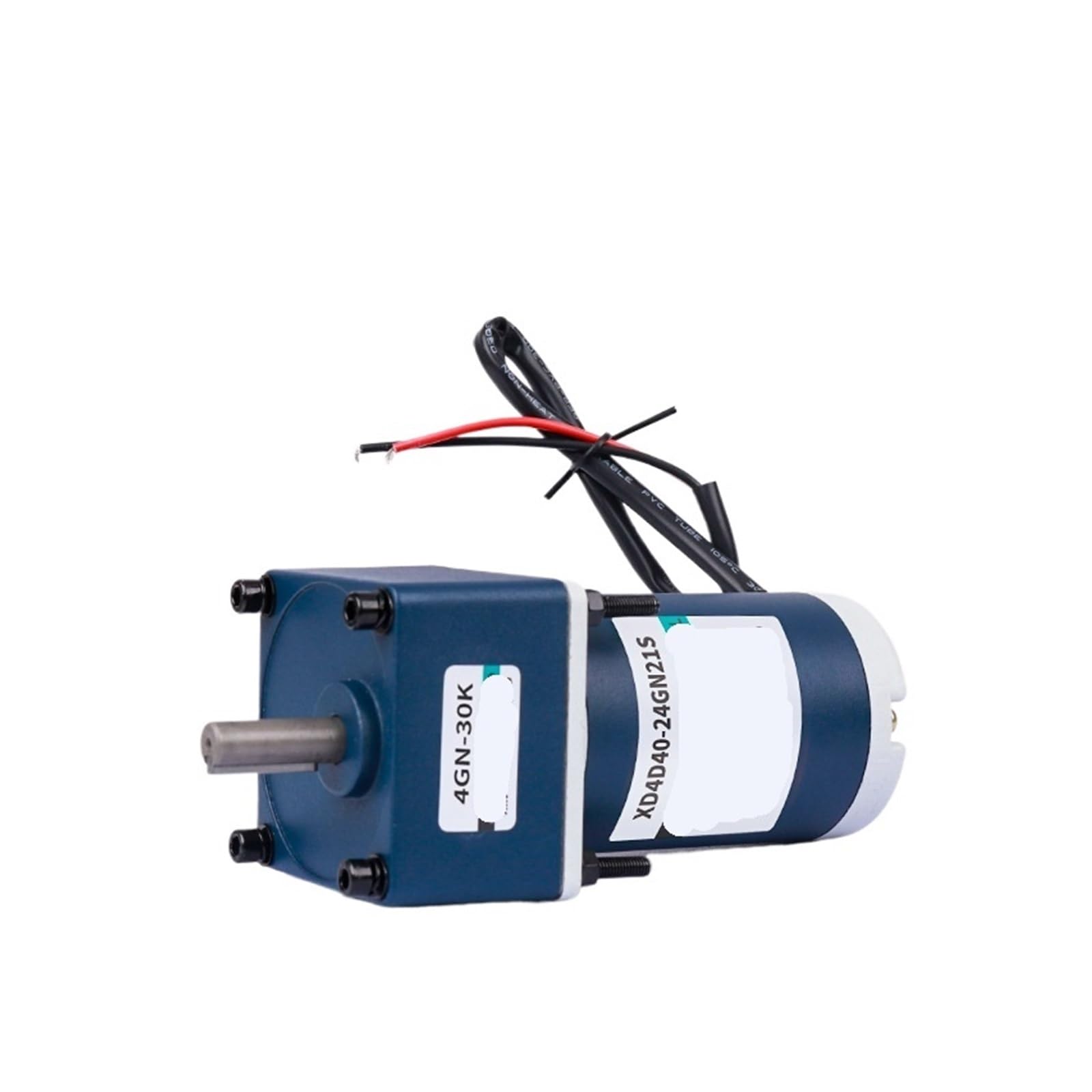 Silnik z reduktorem biegów 40 W, 12 V/24 V, mały silnik o niskiej prędkości, do przodu i do tyłu z regulacją (24 V 30 obr./min)