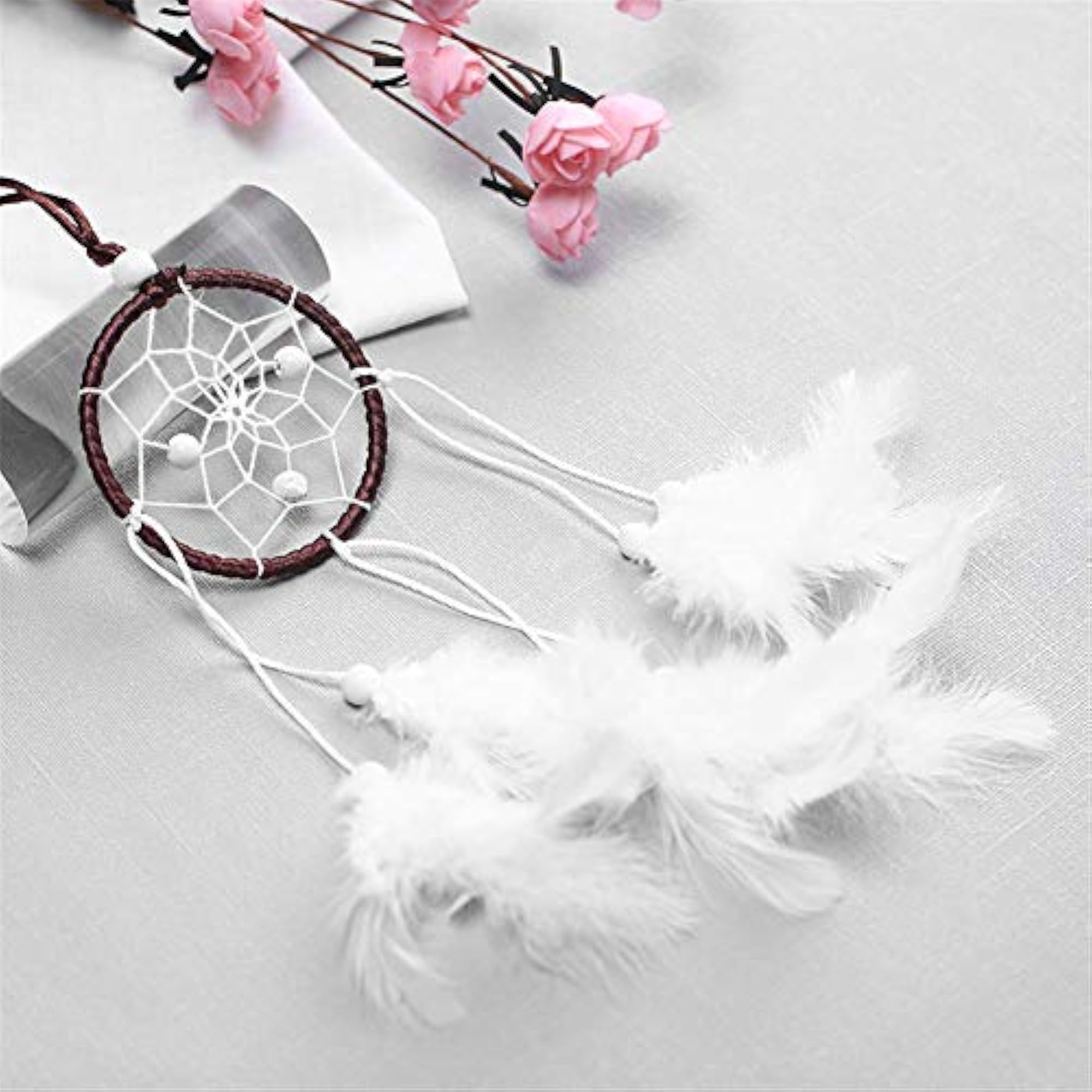 Large LED Dream Catcher Wall Hanging, Macrame Kit