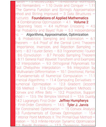 Foundations of Applied Mathematics, Volume 2: Algorithms, Approximation, Optimization