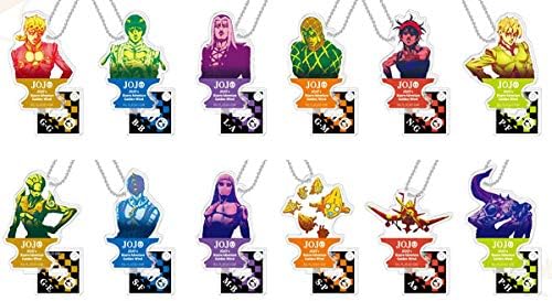 Amazon スタンドミニアクリルキーホルダー ジョジョの奇妙な冒険 黄金の風 12個入りbox 通販