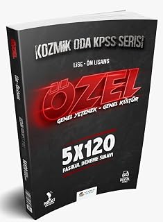 KPSS GY GK Kozmik Oda Lise Önlisans 5 x 120 Deneme