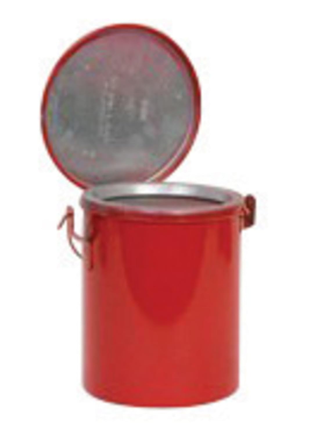 Eagle B-608 Bench Galvanized Steel Safety Can, 8 quart Capacity, Red