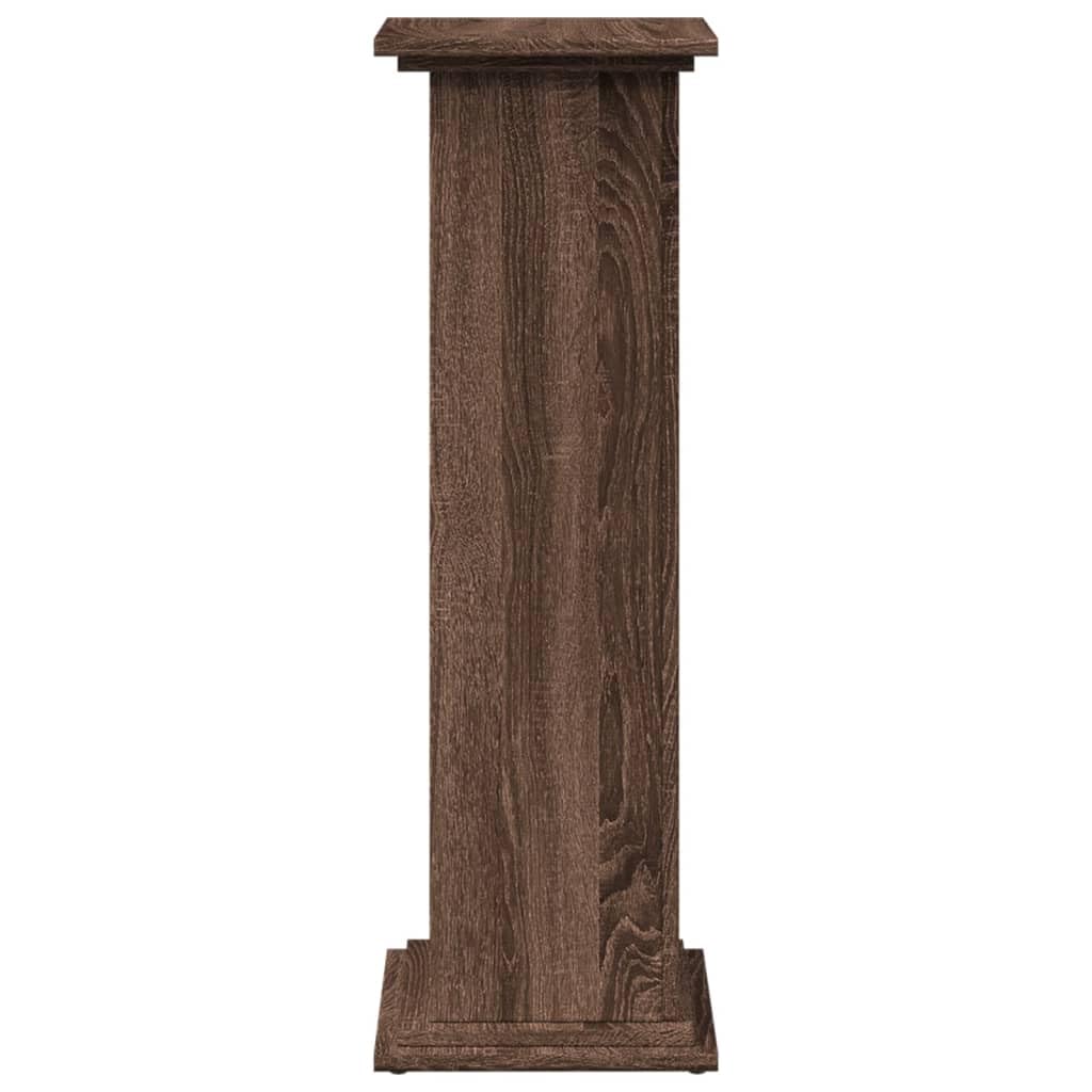 vidaXL Piédestal avec Rangement chêne Marron Bois d'ingénierie