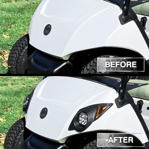 Orle Oko LED Head Light Kit For YAMAHA Drive G29 2007-2016 Gas or Electric Golf Cart Models Passenger Driver Side Replace 12V Headlights Light Kit Assembly For YAMAHA by Orle Oko - Used condition - Image 5