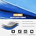 Winpull Tarp 10x20 Feet 14 Mil Heavy Duty Waterproof Tarp, Large Multipurpose Cover with Brass Grommets and Reinforced Edges, UV Resistant Thick Poly Tarps for Outdoor Camping Tent Pool Car, Blue