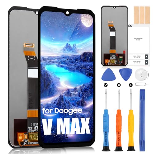 Écran tactile Doogee V Max afficheur LCD de remplacement kit outils noir