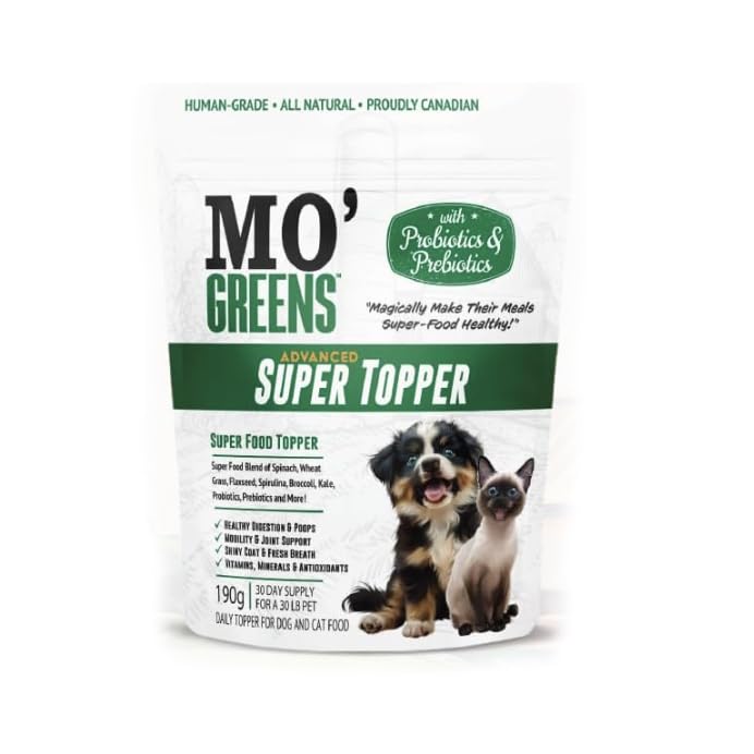 Complemento para Ração de Cães e Gatos em Pó Sabor Carne Mo' Greens 190 g