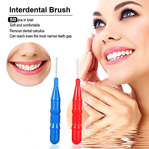 50PCS Interdental brushes 2.5 mm, 3 mm Tooth