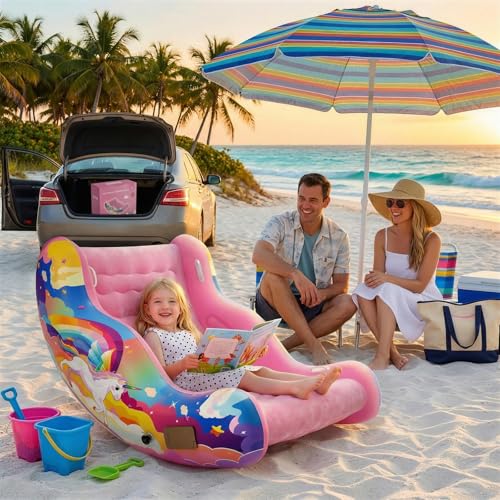 Image of Sensory Chair for Kids with Autism - Toddler Rocking Chair for Sensory Seeking, ADHD & Calming - Autism Sensory Products for Deep Pressure Therapy in Sensory Room, Birthday Gifts for Boys Girls