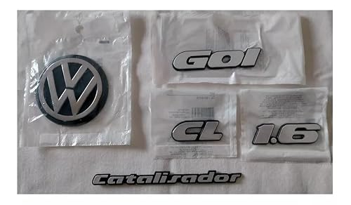 Kit Emblema Gol Cl 1.6 Catalisador Para Gol Quadrado 91 92 93 94-5 Peças