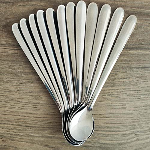 Colheres para Suco ou Sundae em Inox Simonaggio - 12 Peças