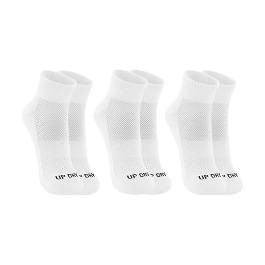 Kit 3 Pares Meia Esportiva Up Dry Anti Bolha Cano Médio Corrida Caminhada Academia