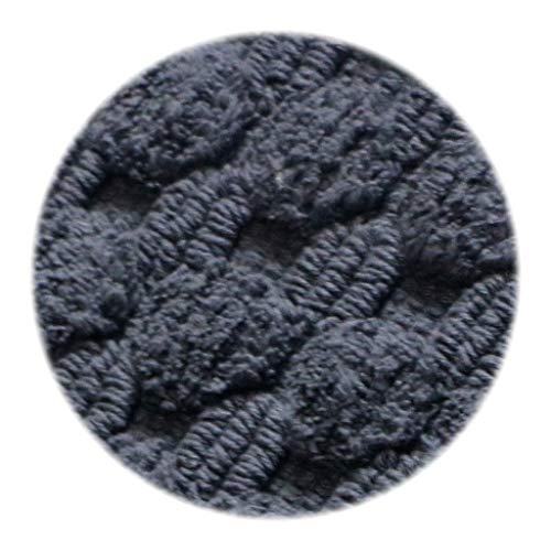 Image of THE HOME TALK Cotton Bathmats | Water Absorbent Runners | Regular Striped Rugs | Floor Mats for Kitchen, Bathroom & Sink | Ultra Soft Mats | Non-Slip Store (Dark Grey, 21 x 34 in)