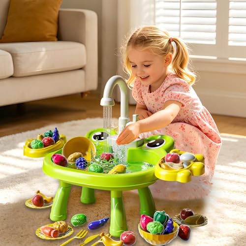 Évier de jeu éducatif électrique et jeu de table d'eau interactif pour enfant - 2