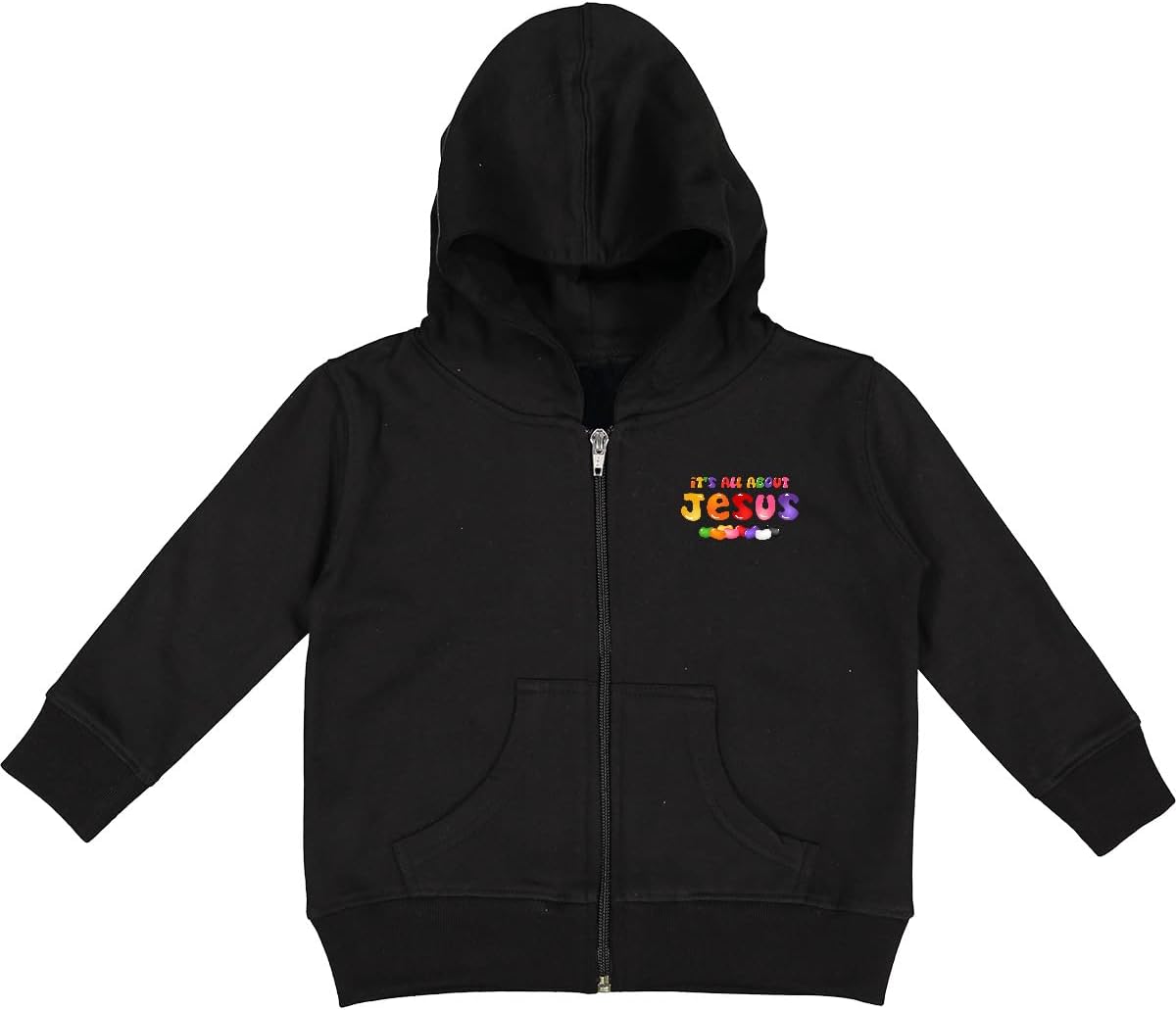 inktastic Jelly Bean Jesus Toddler Hooded Jacket