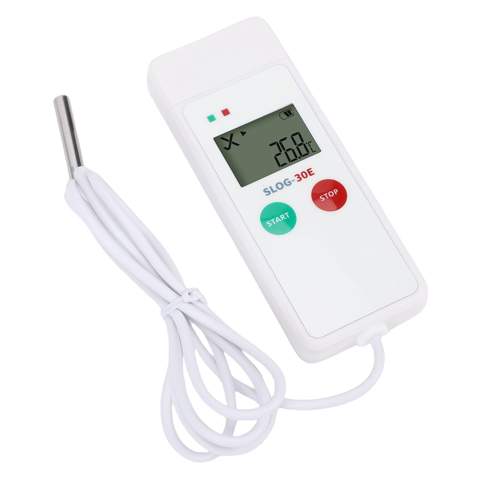 SIXRUN USB Temperaturdatenlogger Aufzeichnungskapazität 35000 PDF Externe Temperatursonde für Lebensmitteltransport, Aufbewahrung, Labor