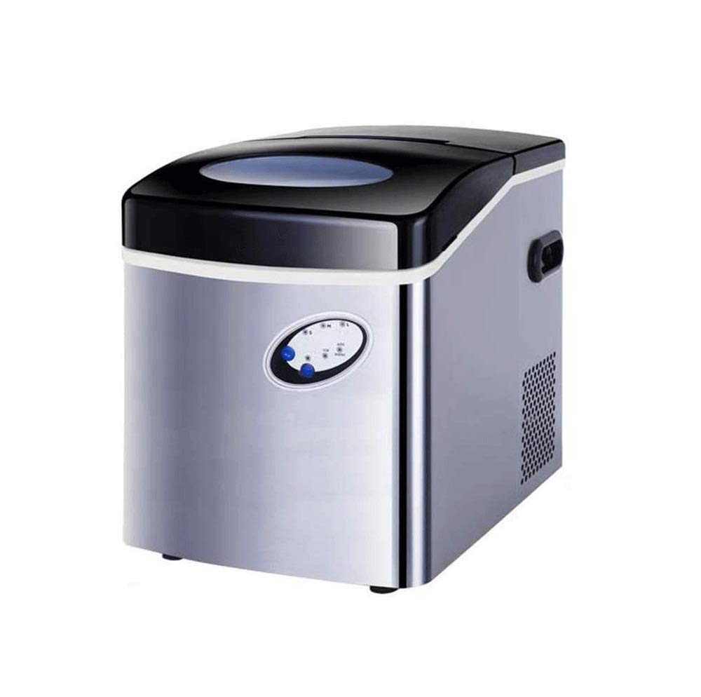 Portable Ice Maker Macchina for controsoffitto, cubi di Ghiaccio Pronto in 8 Minuti, Fare 66 libbre di Ghiaccio in 24 Ore con Display a LED Ideale for Feste Bevande Miste