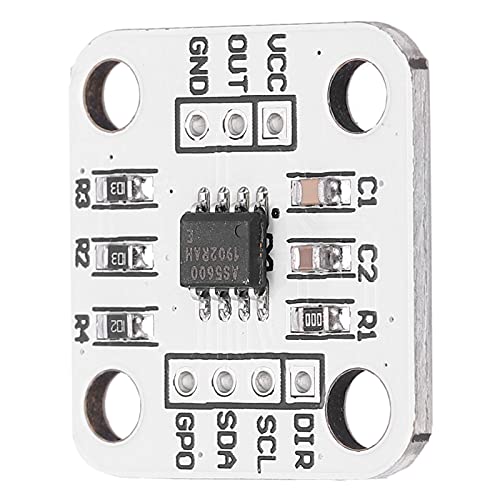 TenNuoDa Sensor Module, Magnetic Encoder Sensor Module White Magnetic Induction Angle Measurement Board 12bit High Accuracy AS5600 High Accuracy Sensor Module