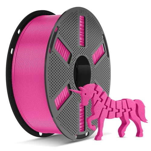 Image of JAYO Magenta PLA 3D Printer Filament 1.75mm 1.1kg Reusable Spool | ±0.02mm Accuracy, Tangle Free, Vacuum Sealed, Smooth Extrusion, Compatible with Most FDM Printers