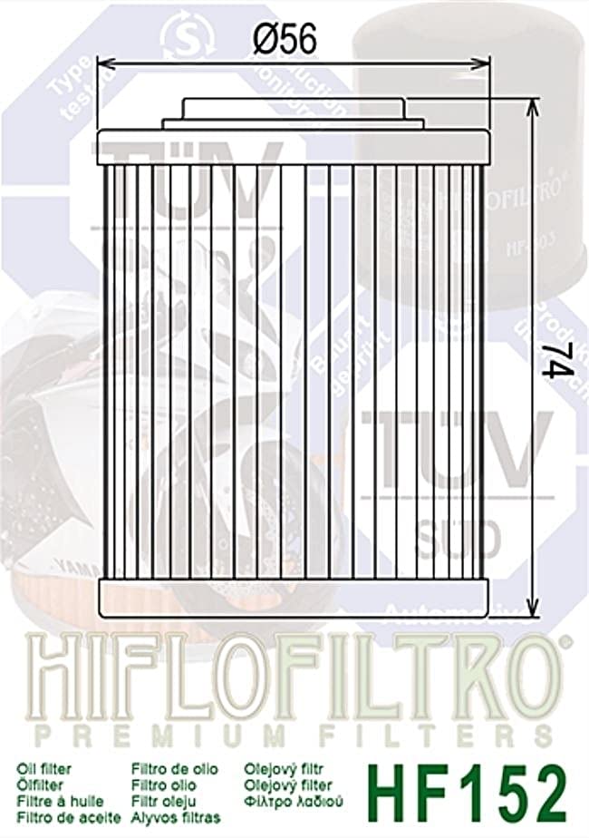 Powersports Filtro olio CF – Moto HF152 per Cfmoto Cforce 450/520 S/DLX 4x4 ATV
