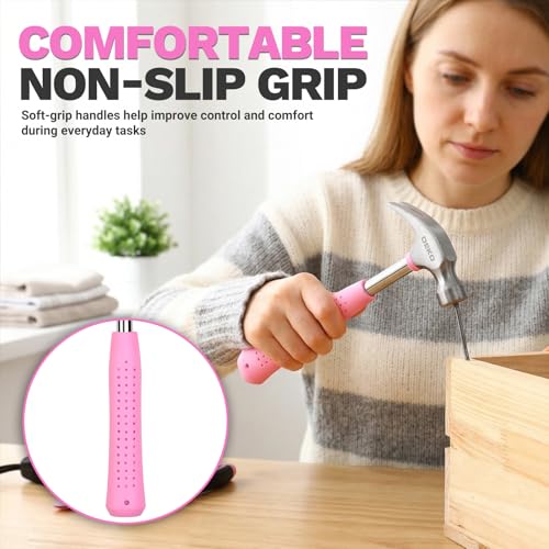 DEKOPRO 86PCS Pink Tool Set for Women