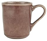 IB Laursen Becher, Tasse Plum Dunes H. 10,5cm rot braun aus Steingut