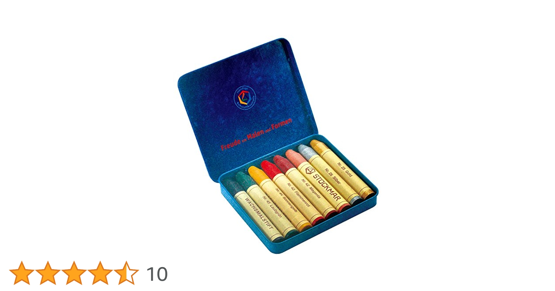 シュットクマー みつろうスティッククレヨン 8色 缶入 アートカラー ST32122 [日本正規品] d2ldlup Amazon.co.jp: シュトックマー 蜜ろうクレヨン スティック8色 缶