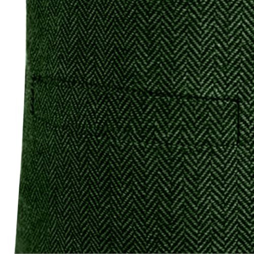 Men's Herringbone Tweed Suit Vest Casual Waistcoat Vest4